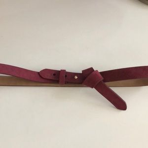 Burgundy Genuine Leather